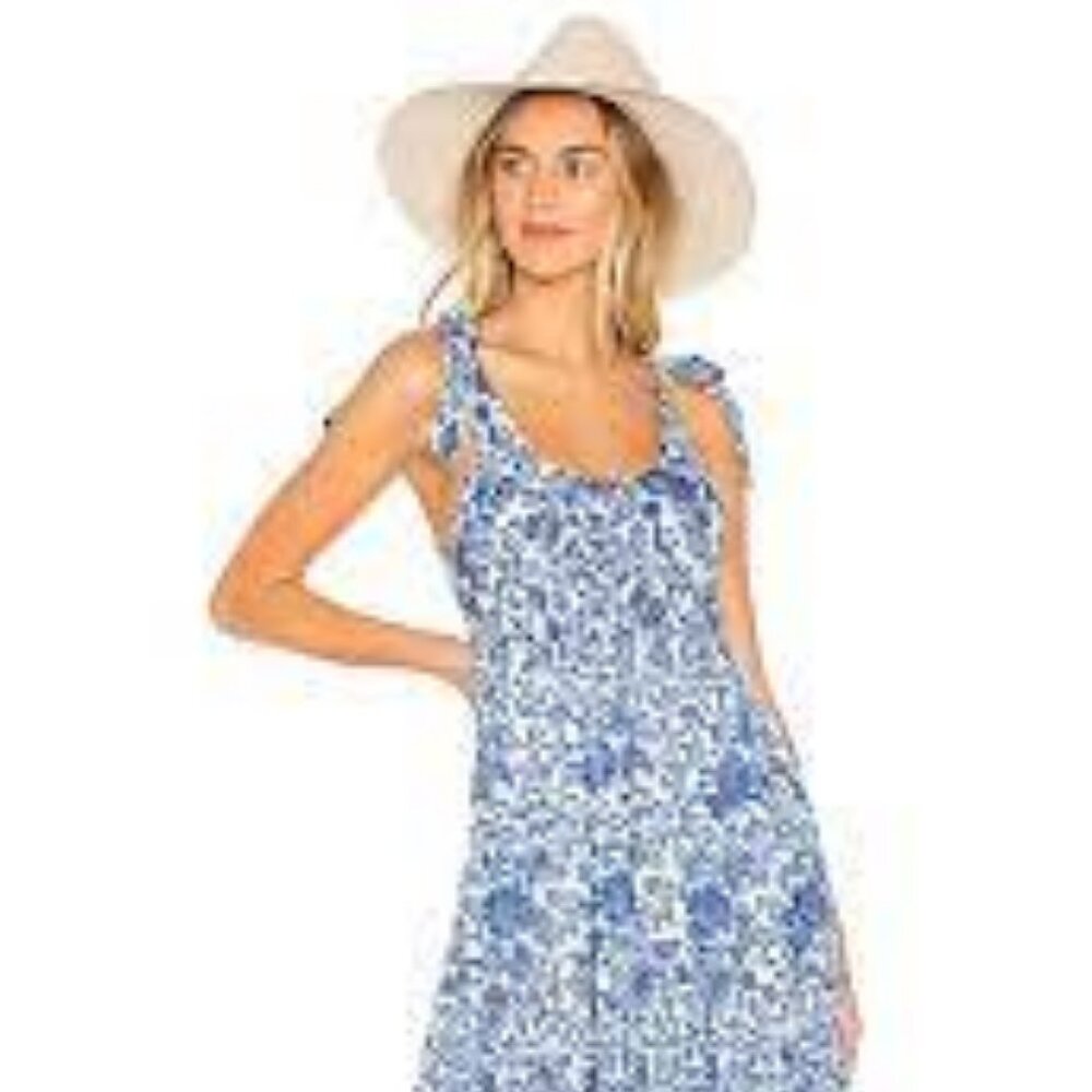 Free People Kika's Printed Midi Dress size XS